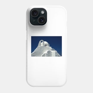 Panagia Paraportiani church - Mykonos island Phone Case