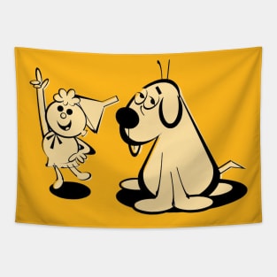 Tom Terrific and Manfred the Wonder Dog Tapestry