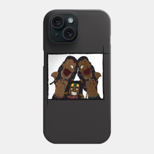 Michonne and her Pets Phone Case