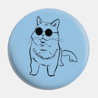 Cash Money Cat - Simple Pin