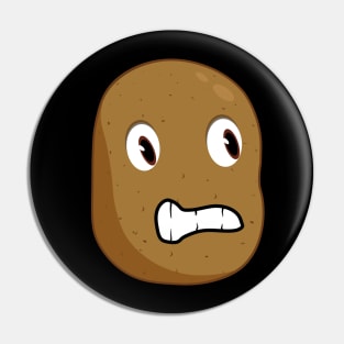 cute annoyed spud potato Pin