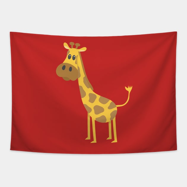 Cute Giraffe for Kids Tapestry by vladocar