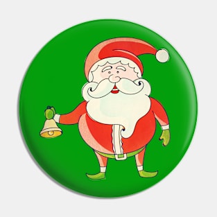 Santa Rings a Bell Pin