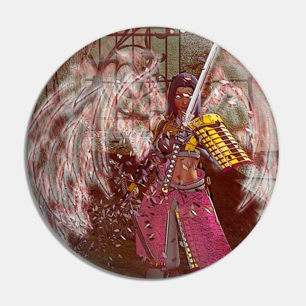 Sakura Samurai Pin by Sutilmente