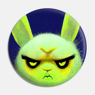 Angry bunny 4 Pin