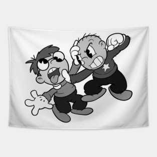 The Cramp Twins 1930s Rubberhose style Tapestry