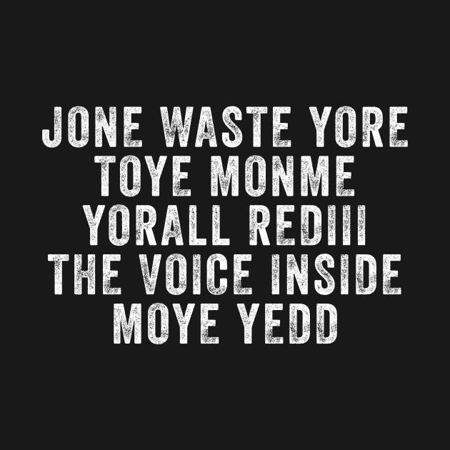 JONE WASTE YORE Funny I Miss You Jone Waste Yore Toye Monme by DesignergiftsCie