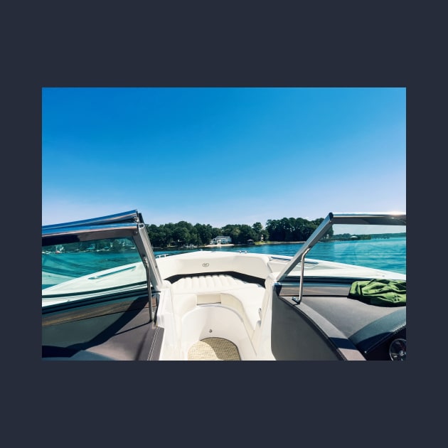 View from the Boat - Lake Norman Summer Day by offdutyplaces