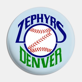 Defunct Denver Zephyrs Minor League Baseball 1989 Pin