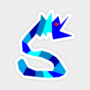 Blue Dragon Blue Snake Magnet