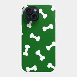 Green Dog Treat Pattern Phone Case