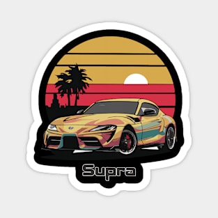 Toyota Supra MK5 Vintage Car Magnet