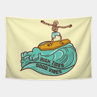 High tides good vibes Tapestry