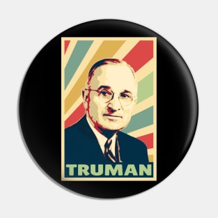 Harry S Truman Vintage Colors Pin