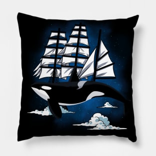 Fantasy Killer Whale Pillow