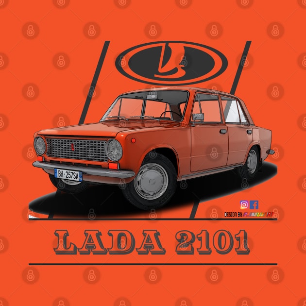 Lada 2101 1970 Orange by PjesusArt