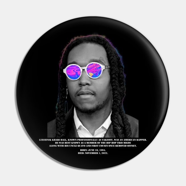 TAKEOFF Tribute Pin by ElMass