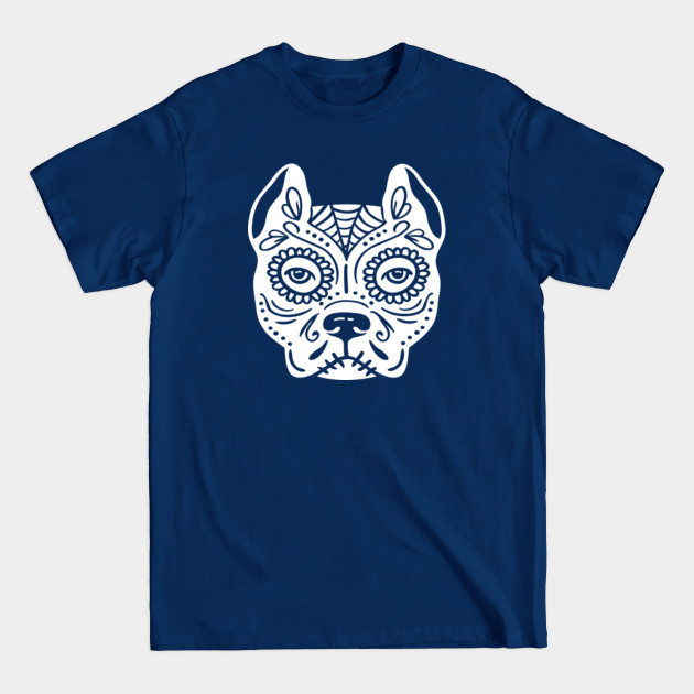 Disover Dog Sugar Skull Dia de Los Muertos, Day of The Dead - Dia De Los Muertos Sugar Skulls - T-Shirt