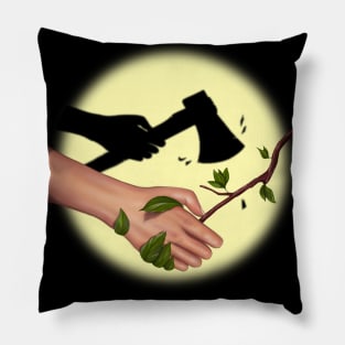 take care of the forest Pillow