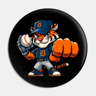 Tigers Detroit Pin