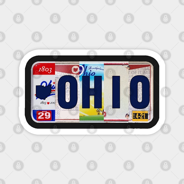 Ohio License Plates Magnet by stermitkermit