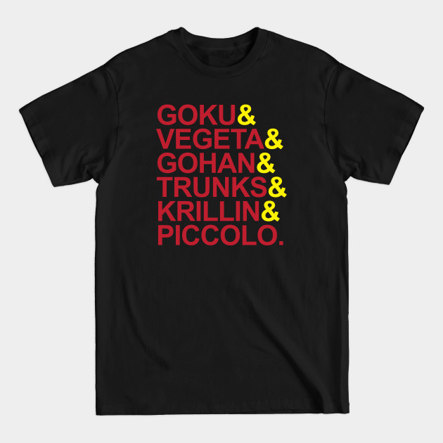 Disover Dragon Ball Z Character List - Dragon Ball - T-Shirt