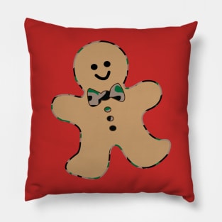 Gingerbread Man, Christmas, Holidays, decorations Pillow