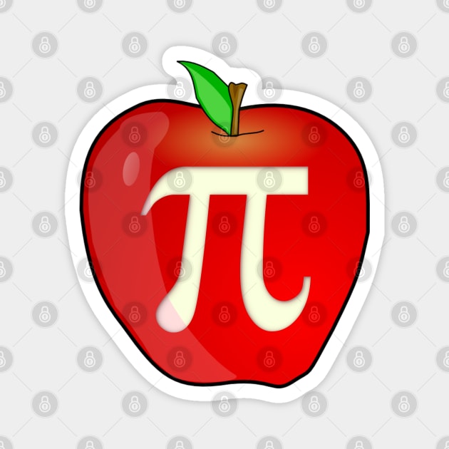 Apple Pi Day Pun Magnet by HolidayBug