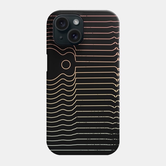 guitare vibes Phone Case by Johann Brangeon