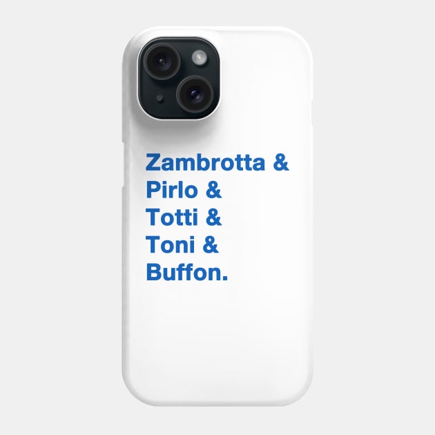 2006 Italy World Cup Phone Case by IdenticalExposure