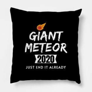 Giant Meteor 2020, Just End It Already, 2020 Election for The American President Funny Pillow