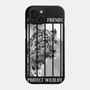 free our friends - leopards Phone Case