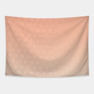 rose gold honeycomb Tapestry