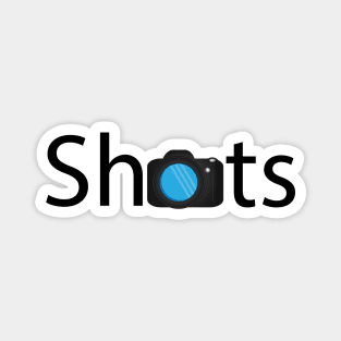 Shots text design Magnet