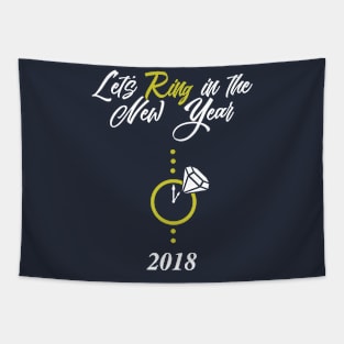 Let's Ring in the New Year 2018 Tapestry