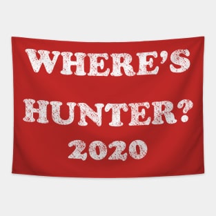 Where's Hunter President Trump T-Shirt Tapestry