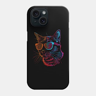 Behind The Scenes of Cat Rainbow Phone Case