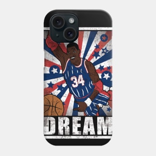 Olajuwon Basketball The Dream Houston 34 Legend Phone Case