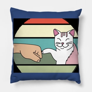 Best Retro Cat Owner Of All Time Pillow