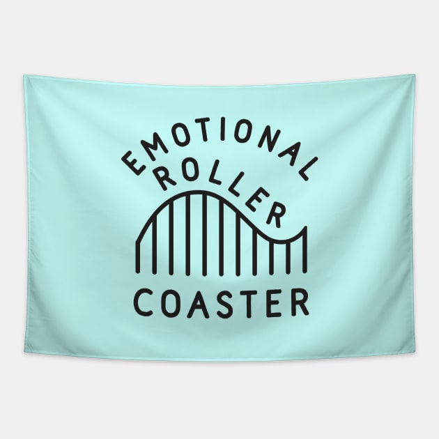 Emotional Roller Coaster Tapestry by TroubleMuffin