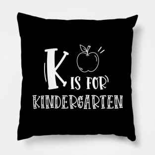 K is for Kindergarten Pillow