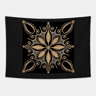 christian cross themed fabric pattern graphic design by ironpalette Tapestry