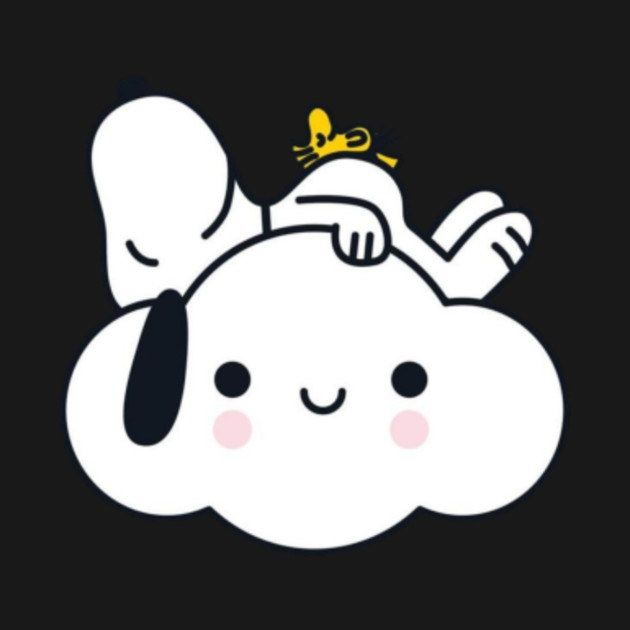 Snoopy cloud Snoopy TShirt TeePublic