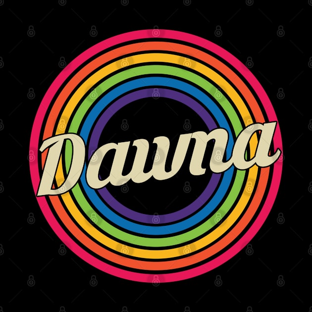 Dawna - Retro Rainbow Style by MaydenArt