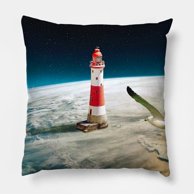 Lighthouse Pillow by SeamlessOo