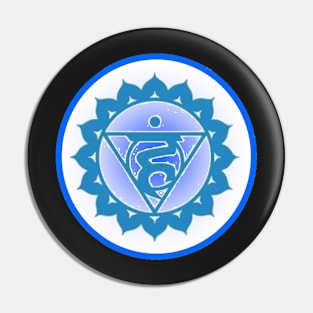 Speak your truth Throat Chakra- Dark Blue Pin