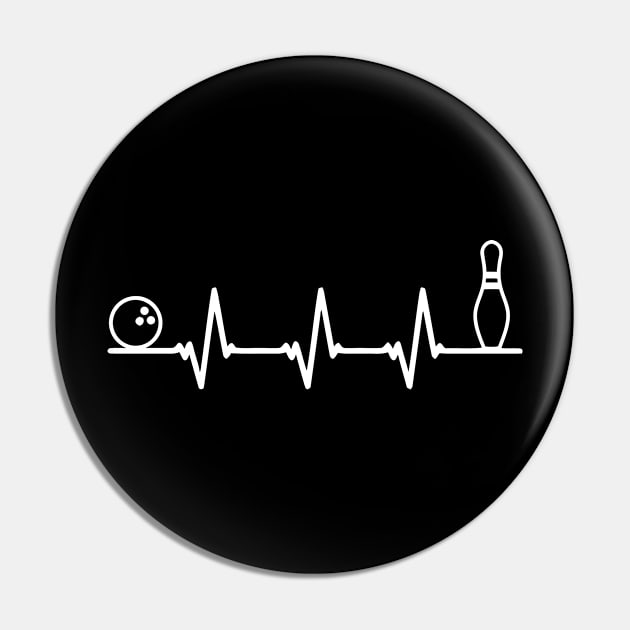 Bowling Heartbeat Pin by Jhonson30