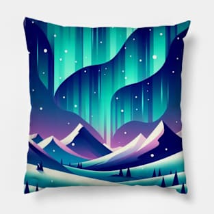 Northern Lights Design: Beautiful Sky Pillow