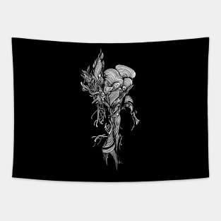 Abstract Monster Tapestry