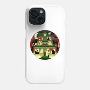 Horror house - Haloween creepy classic film Phone Case